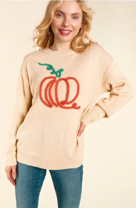 Tan Pumpkin Sweater - 5710-5715