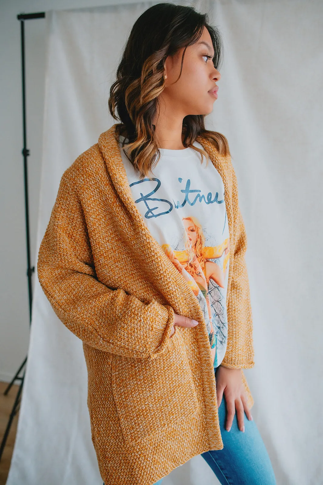 The Erinn Boyfriend Cardigan - Harvest