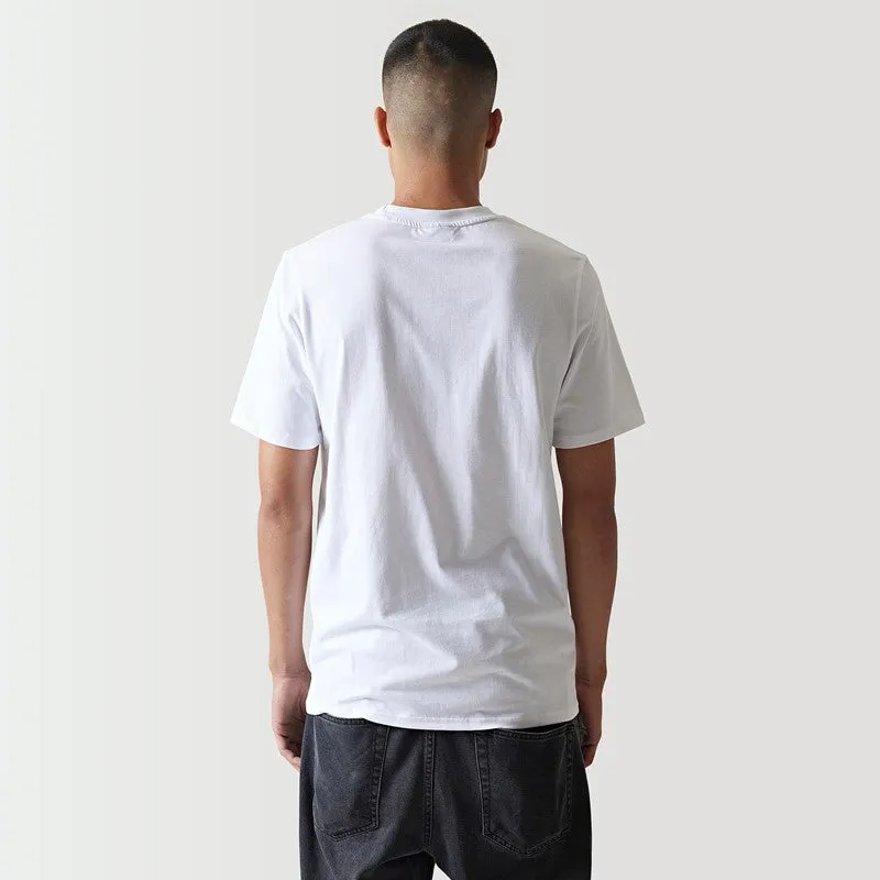 Tonal Embroidery T-Shirt - White