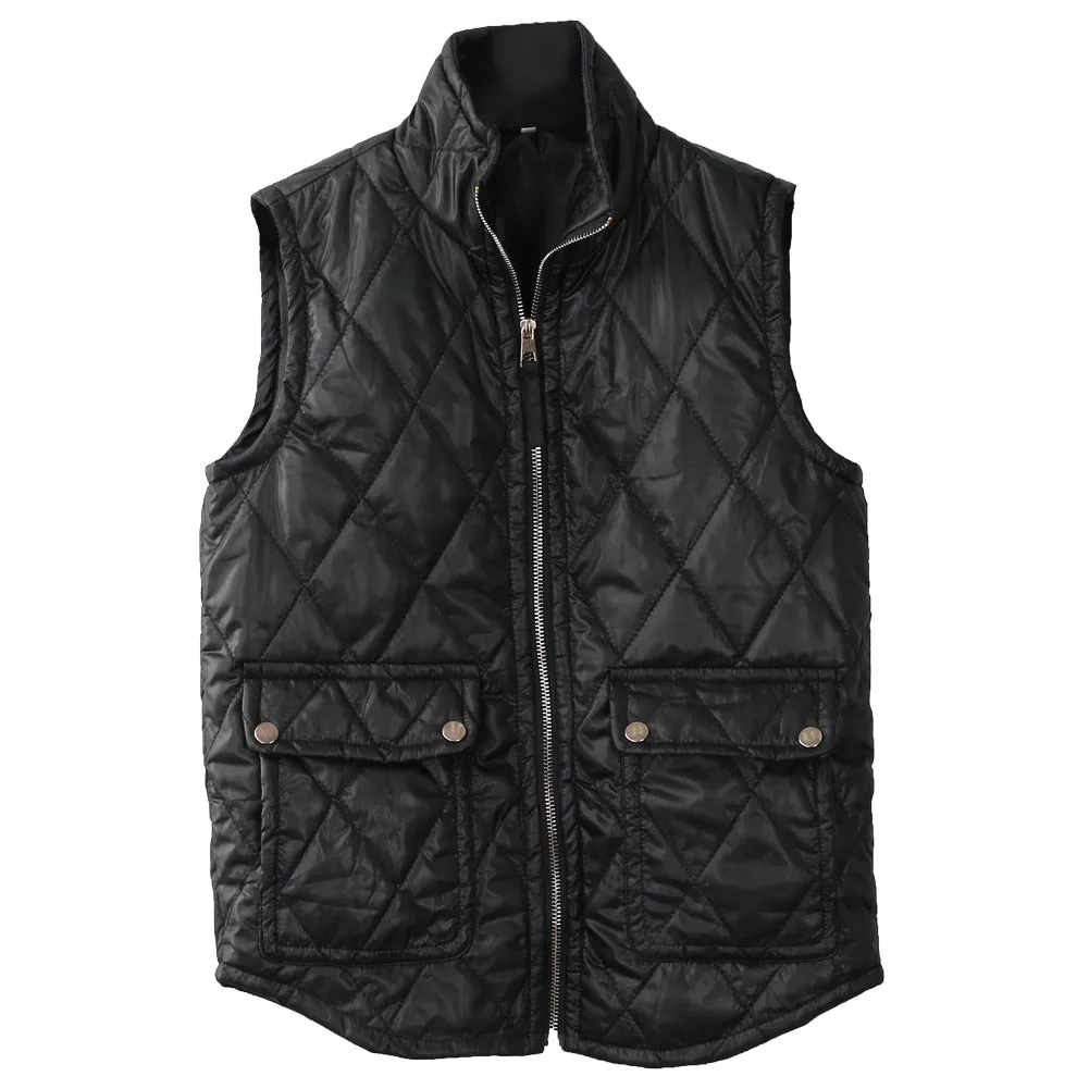 Trendy Quilt style vest coat jacket