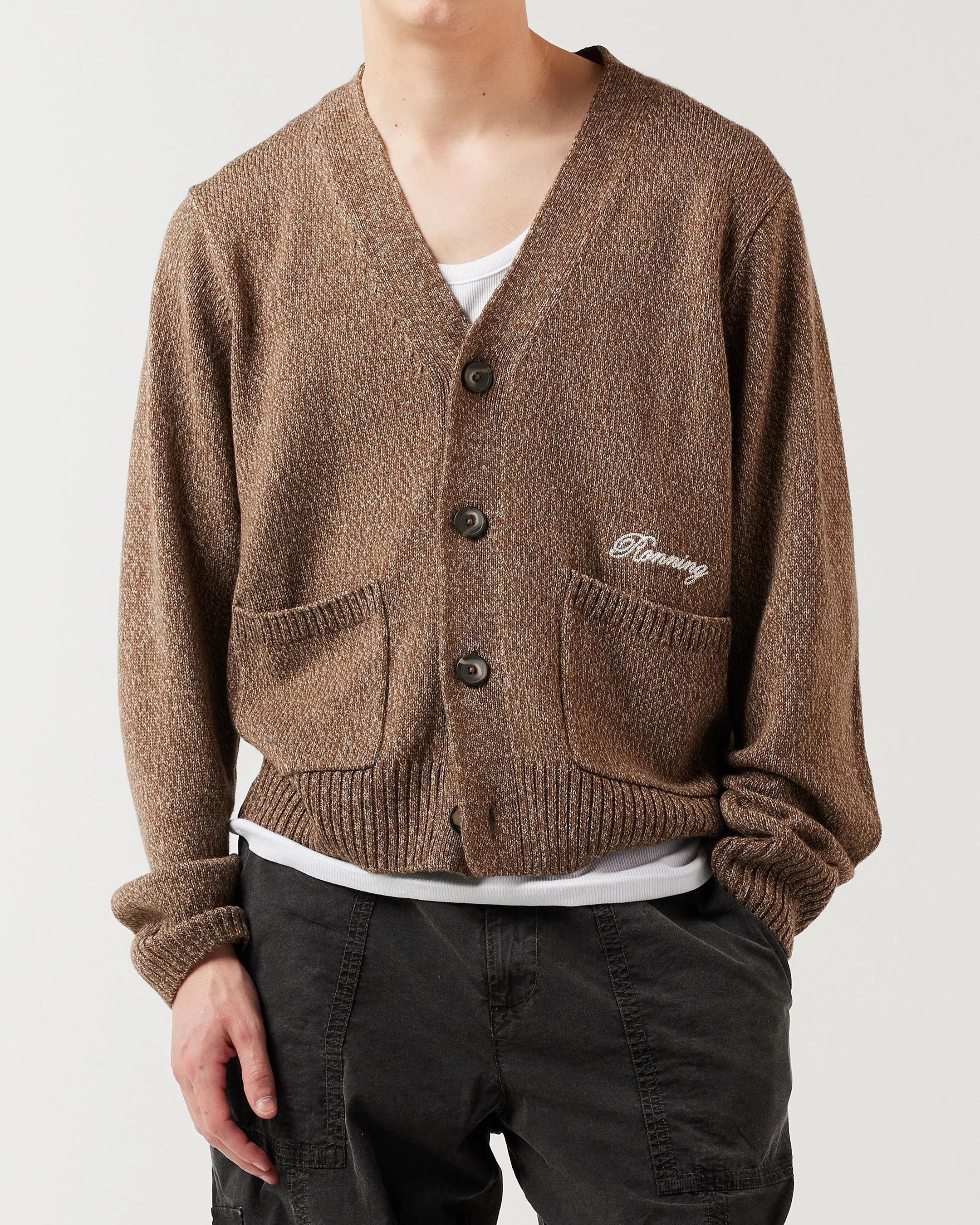 Twist Cardigan - Walnut