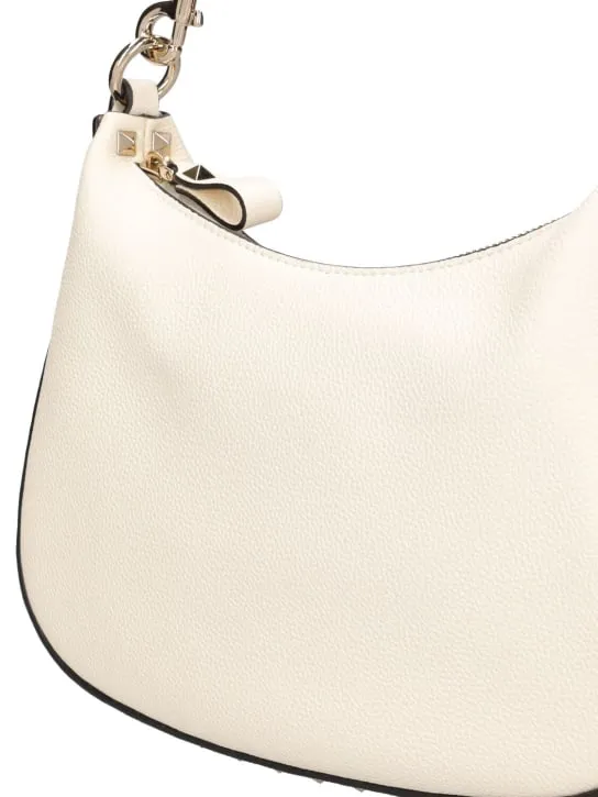 Valentino Garavani   Small Rockstud leather hobo bag 