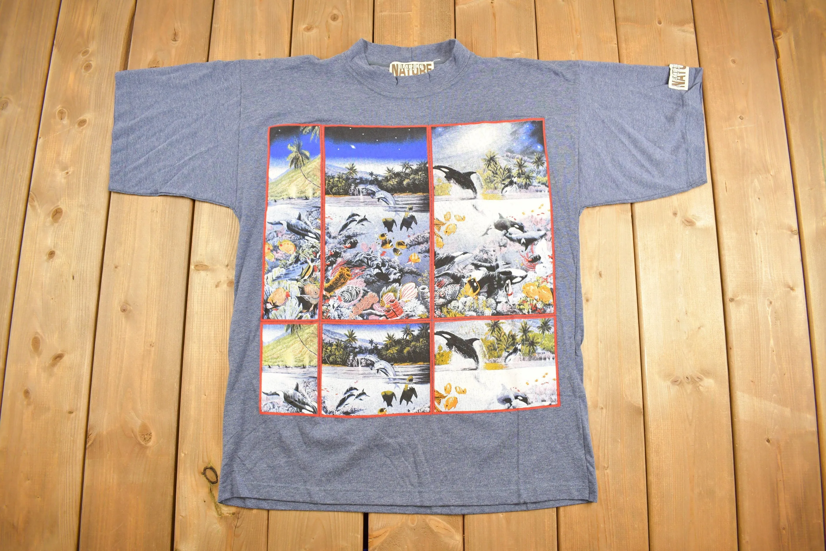 Vintage 1990s Empire For Nature Animal Graphic T-Shirt