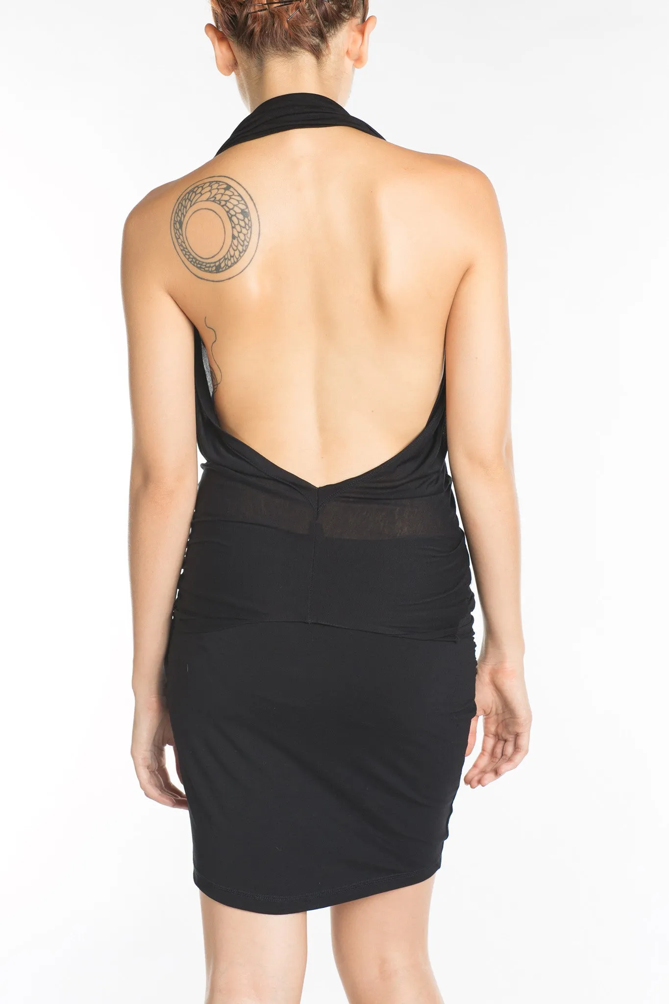 Wave Convertable Halter Top Black