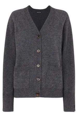 Wool Relaxed Pocket Cardigan