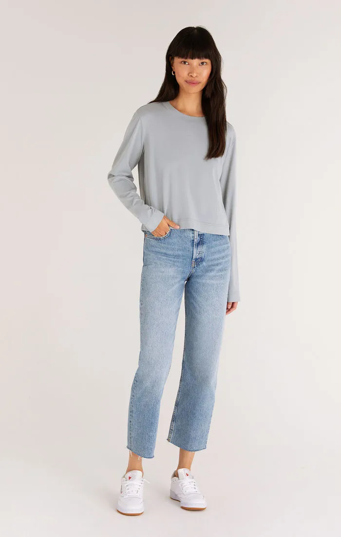 Z Supply Lupita Crop Long Sleeve Top